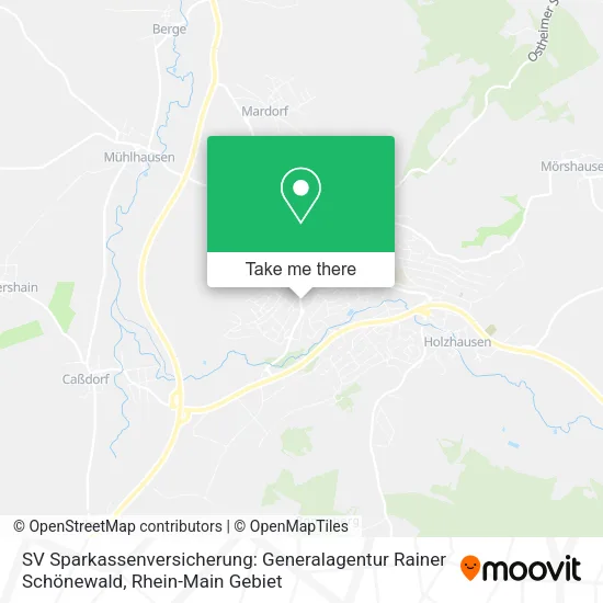 Карта SV Sparkassenversicherung: Generalagentur Rainer Schönewald