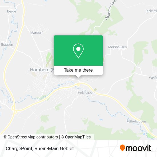 Карта ChargePoint