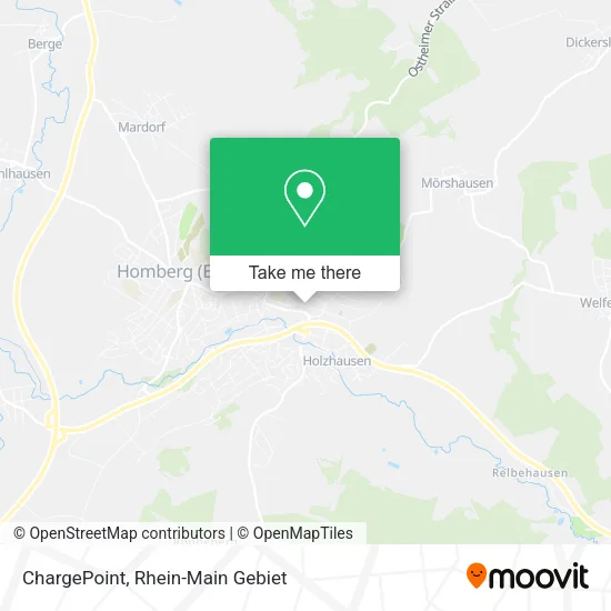 Карта ChargePoint