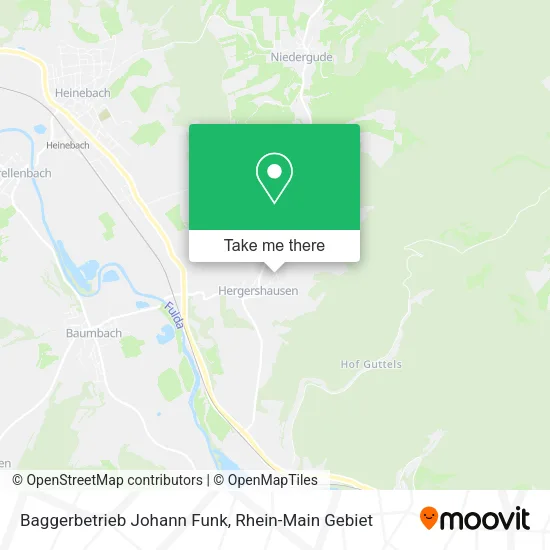 Карта Baggerbetrieb Johann Funk