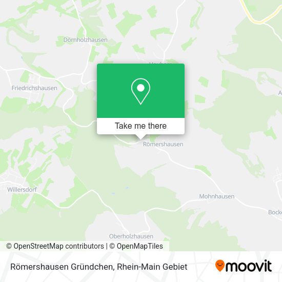Карта Römershausen Gründchen