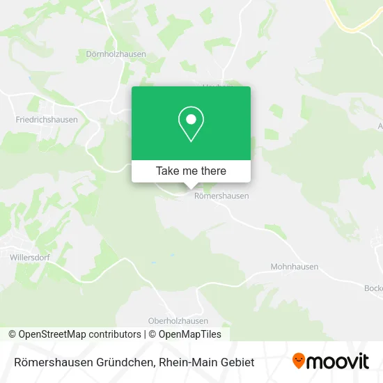 Карта Römershausen Gründchen