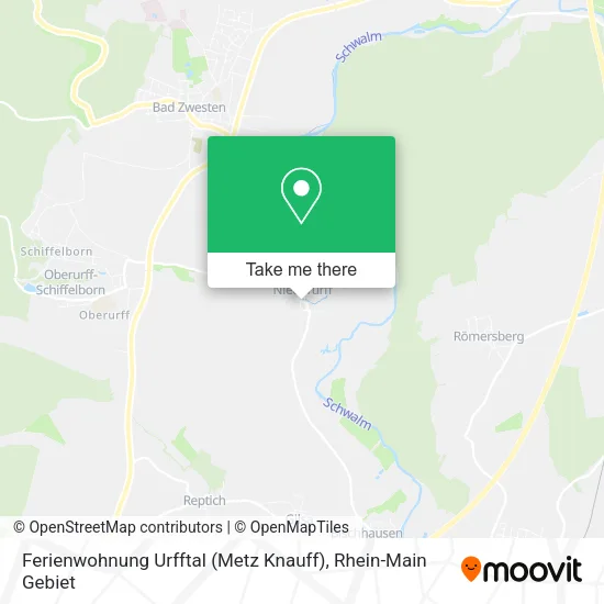 Карта Ferienwohnung Urfftal (Metz Knauff)