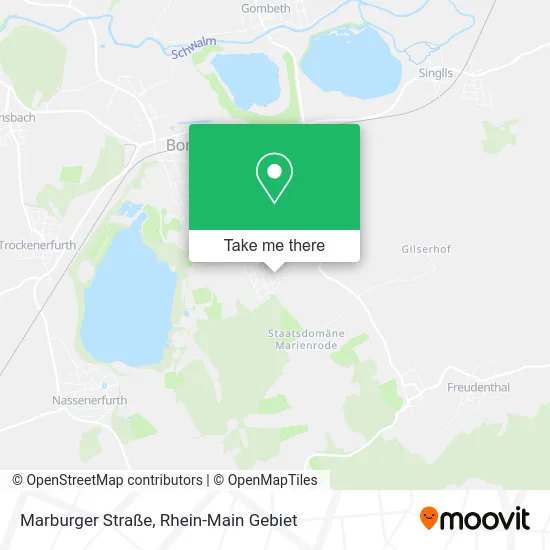 Карта Marburger Straße