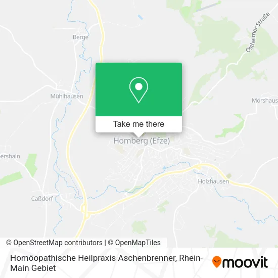 Карта Homöopathische Heilpraxis Aschenbrenner