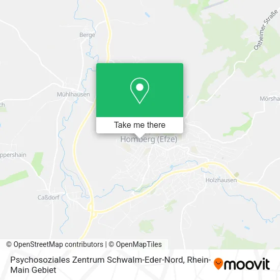 Карта Psychosoziales Zentrum Schwalm-Eder-Nord