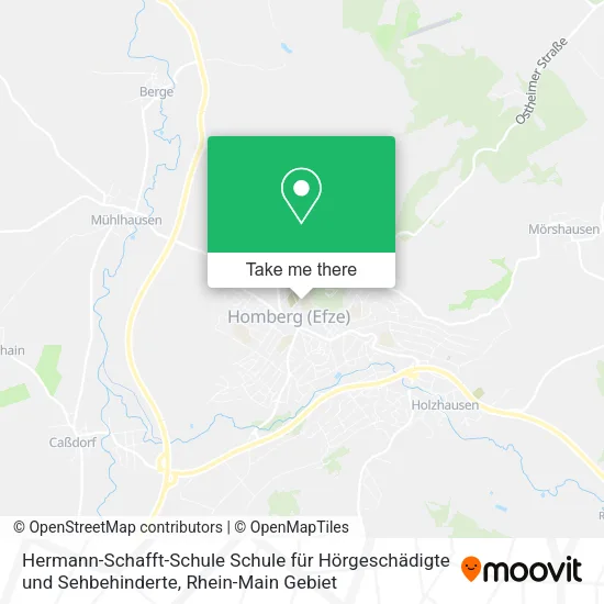 Карта Hermann-Schafft-Schule Schule für Hörgeschädigte und Sehbehinderte