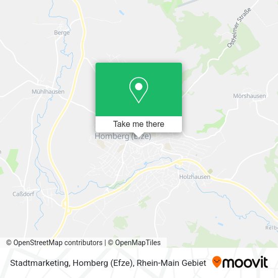 Карта Stadtmarketing, Homberg (Efze)