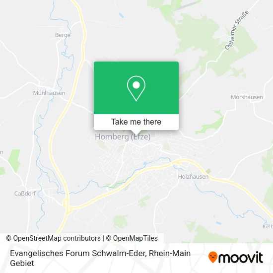 Карта Evangelisches Forum Schwalm-Eder
