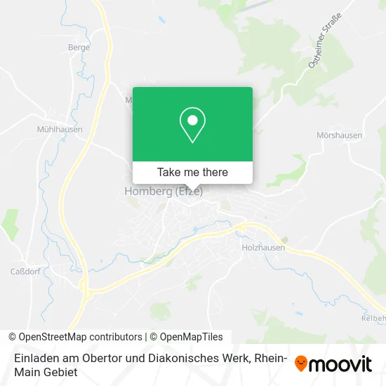 Карта Einladen am Obertor und Diakonisches Werk