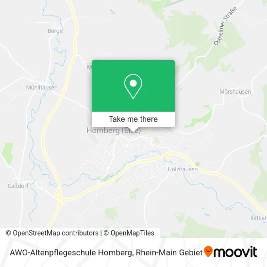 Карта AWO-Altenpflegeschule Homberg