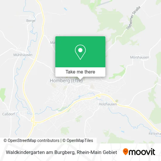 Карта Waldkindergarten am Burgberg