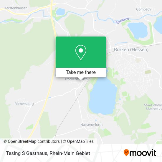 Карта Tesing S Gasthaus