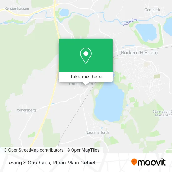 Карта Tesing S Gasthaus