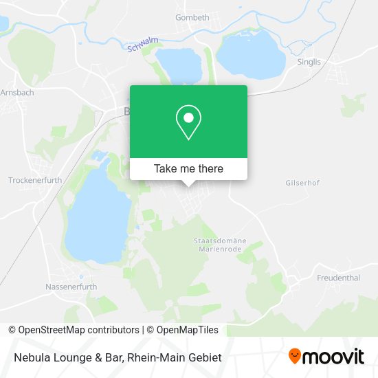 Карта Nebula Lounge & Bar