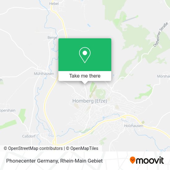 Карта Phonecenter Germany