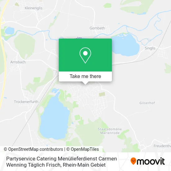 Карта Partyservice Catering Menülieferdienst Carmen Wenning Täglich Frisch