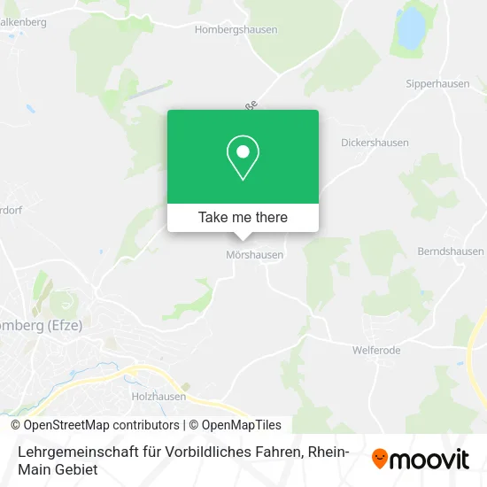 Карта Lehrgemeinschaft für Vorbildliches Fahren