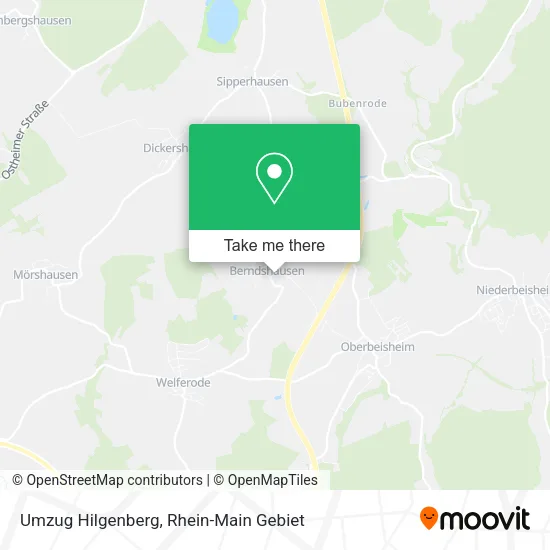 Карта Umzug Hilgenberg