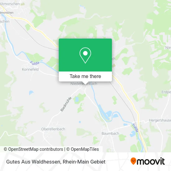 Карта Gutes Aus Waldhessen