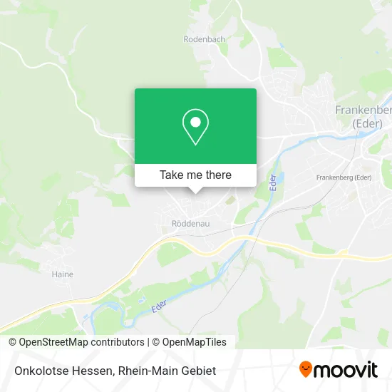 Карта Onkolotse Hessen
