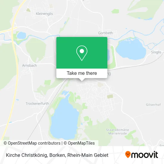 Карта Kirche Christkönig, Borken