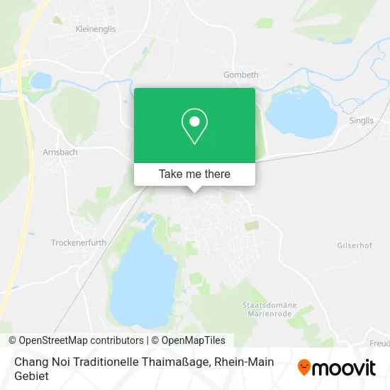 Карта Chang Noi Traditionelle Thaimaßage