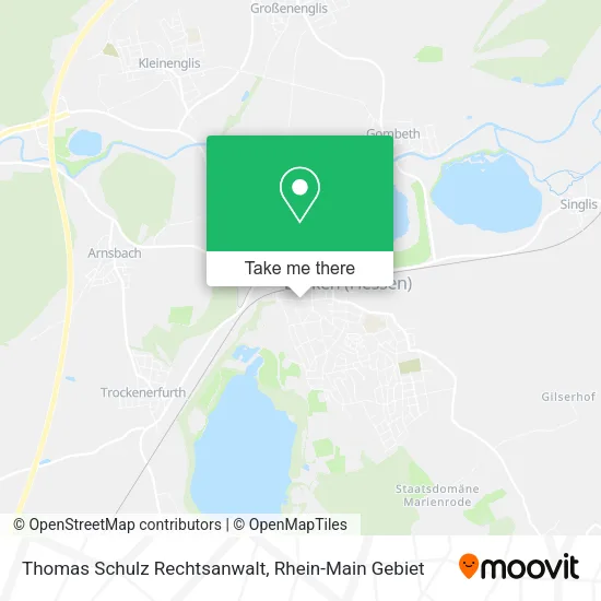 Карта Thomas Schulz Rechtsanwalt