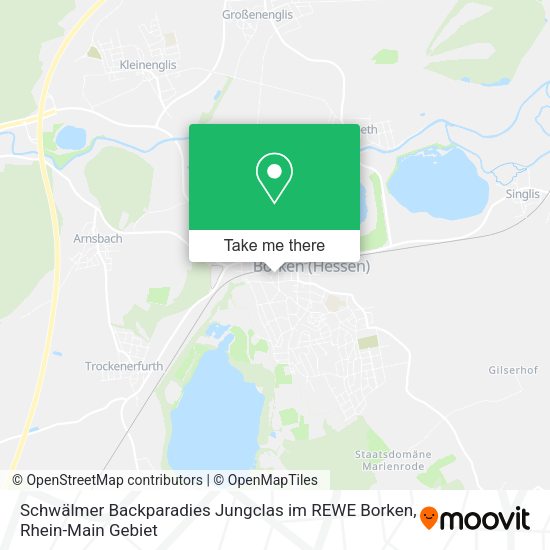 Карта Schwälmer Backparadies Jungclas im REWE Borken