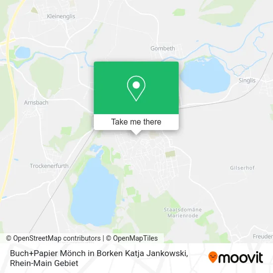 Карта Buch+Papier Mönch in Borken Katja Jankowski