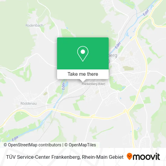 Карта TÜV Service-Center Frankenberg