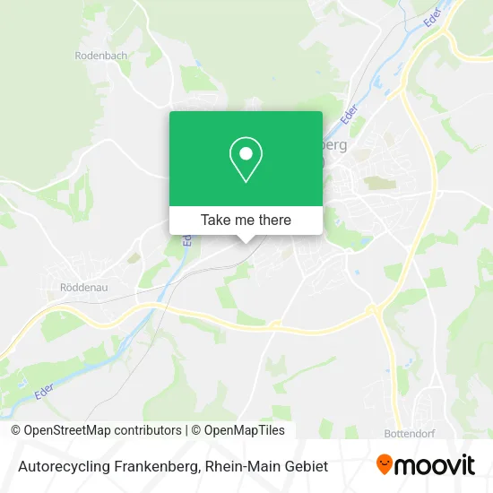 Карта Autorecycling Frankenberg