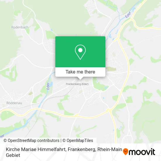 Карта Kirche Mariae Himmelfahrt, Frankenberg