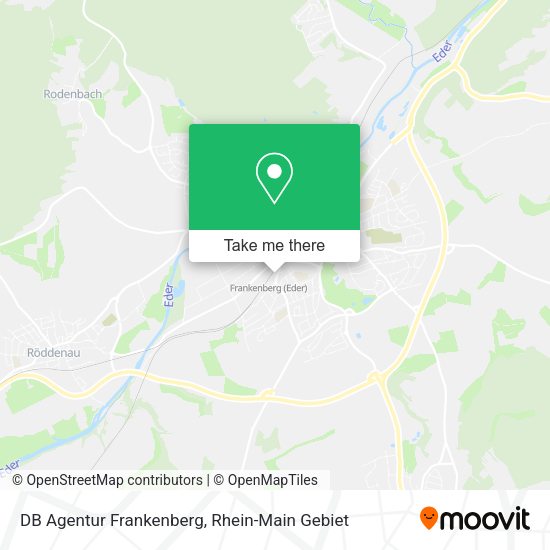 Карта DB Agentur Frankenberg