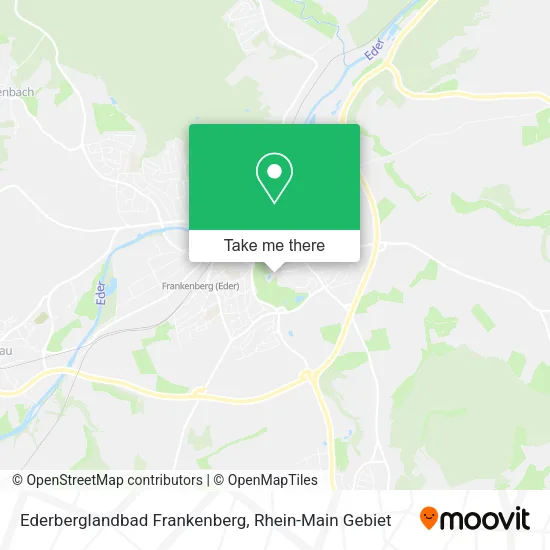 Карта Ederberglandbad Frankenberg