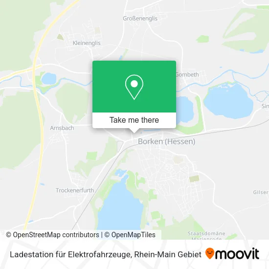 Карта Ladestation für Elektrofahrzeuge