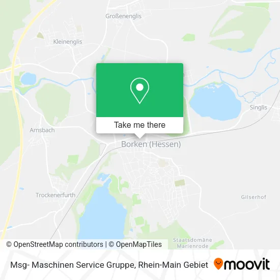 Карта Msg- Maschinen Service Gruppe