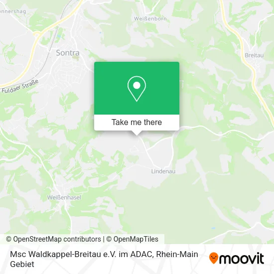 Карта Msc Waldkappel-Breitau e.V. im ADAC