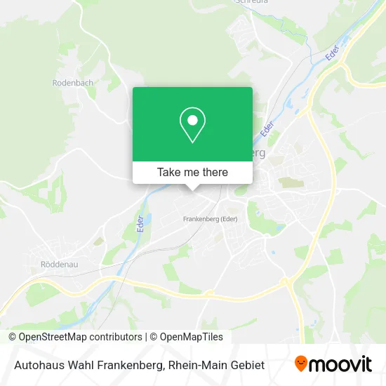 Карта Autohaus Wahl Frankenberg