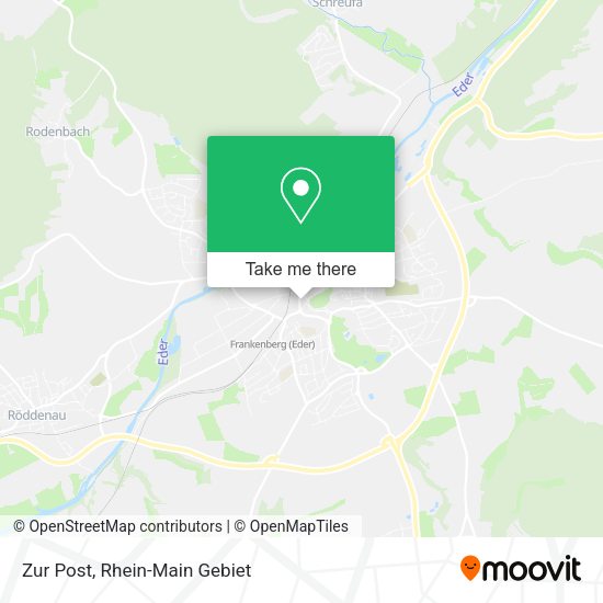 Карта Zur Post