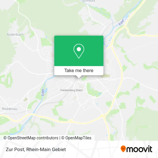 Карта Zur Post