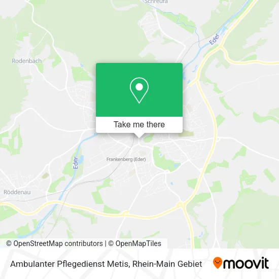 Карта Ambulanter Pflegedienst Metis