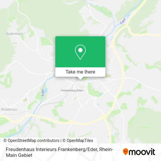 Карта Freudenhaus Interieurs Frankenberg / Eder