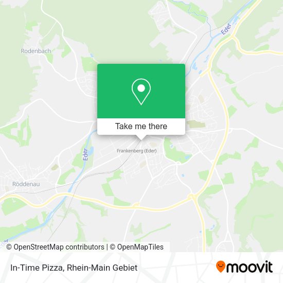 Карта In-Time Pizza