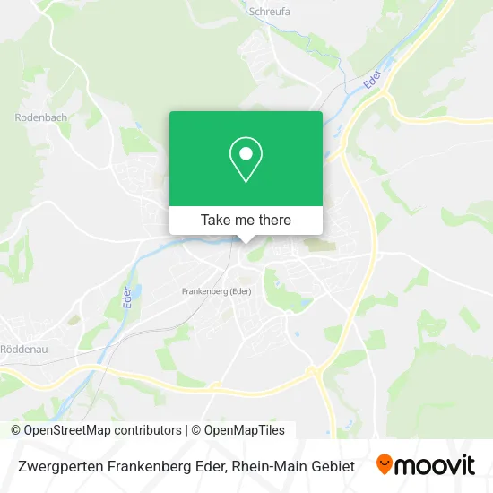 Карта Zwergperten Frankenberg Eder