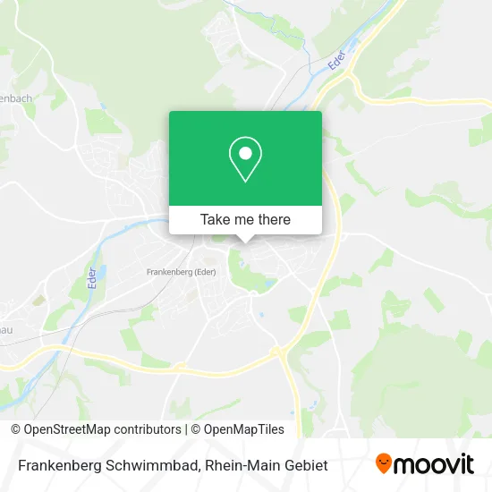 Карта Frankenberg Schwimmbad