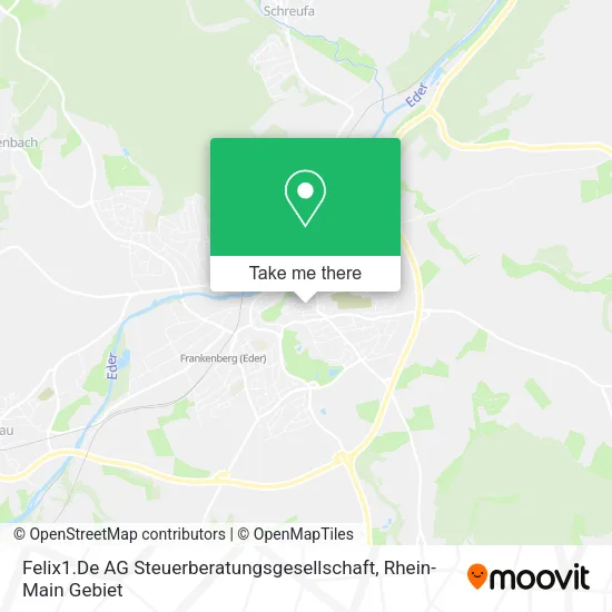 Карта Felix1.De AG Steuerberatungsgesellschaft