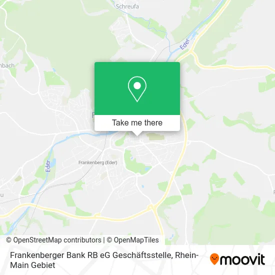 Карта Frankenberger Bank RB eG Geschäftsstelle