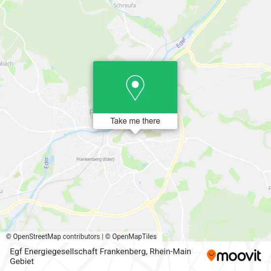 Карта Egf Energiegesellschaft Frankenberg