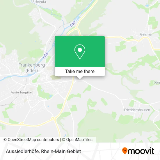 Карта Aussiedlerhöfe